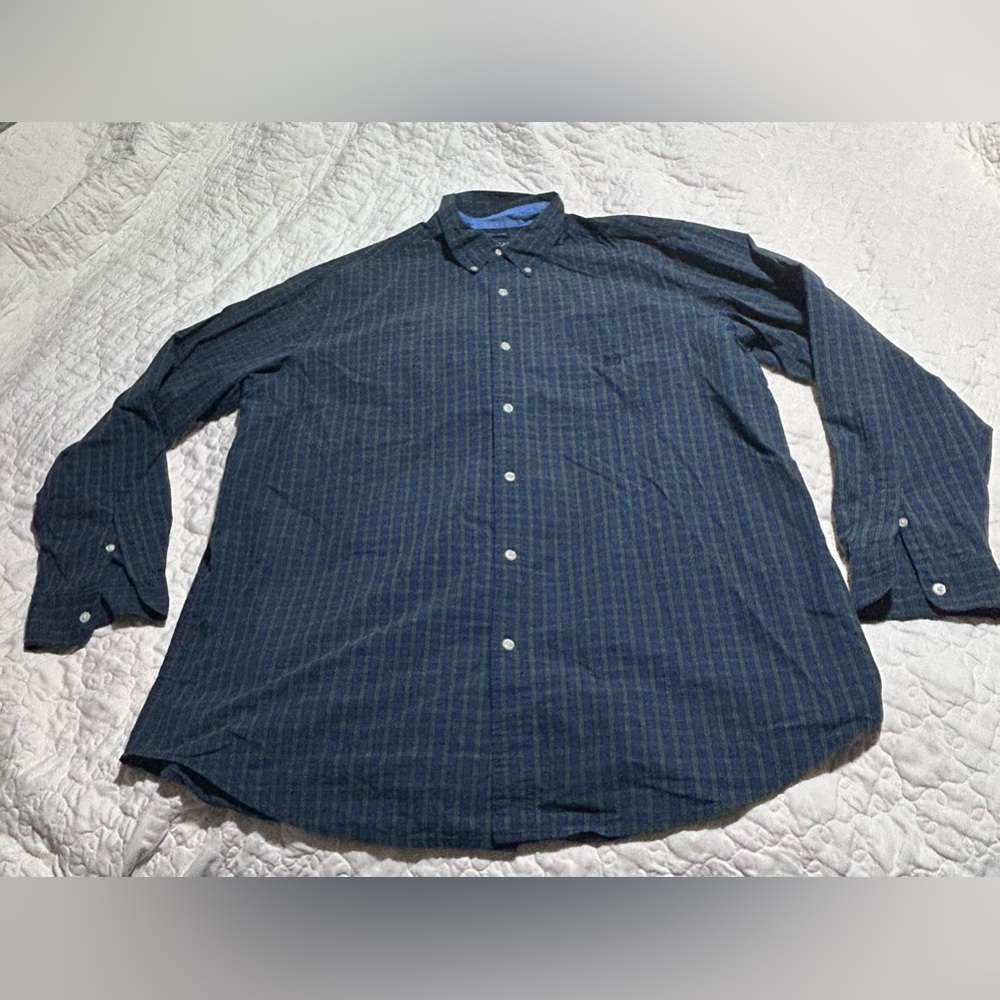 Men’s 2XLT Chaps Button Up Long Sleeve Shirt